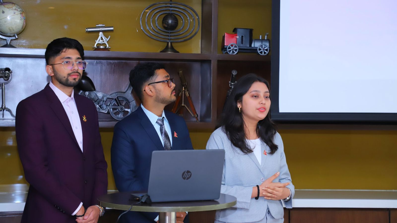 Actuarial Innovation Challenge 2024 contestants presenting