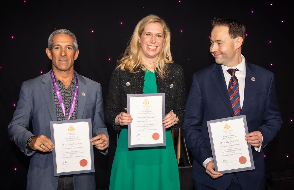 From pub chat to highly commended: the journey behind a Brian Hey-recognised paper