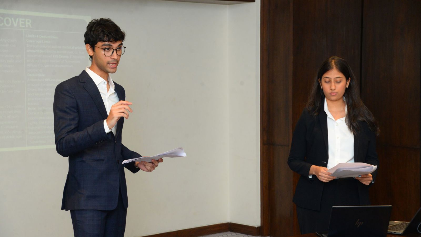 First runner-up team presenting