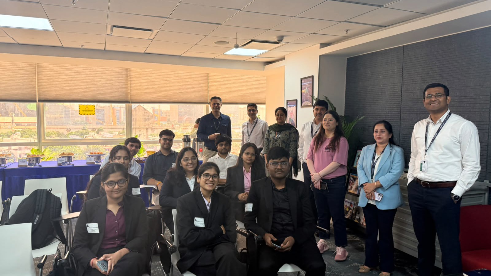 Competition finalists at Marsh's offices