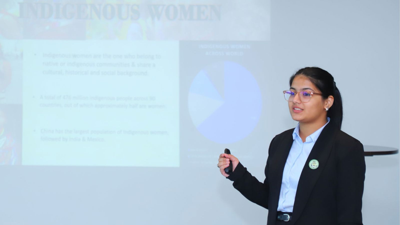 Actuarial Innovation Challenge 2024 contestant presenting